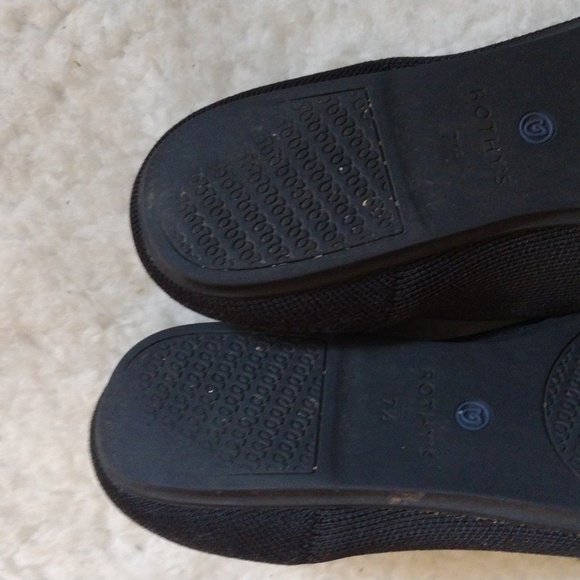 Rothy's Loafers in Black with Blue Trim - Picture 5 of 6